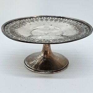 Silver plate compote